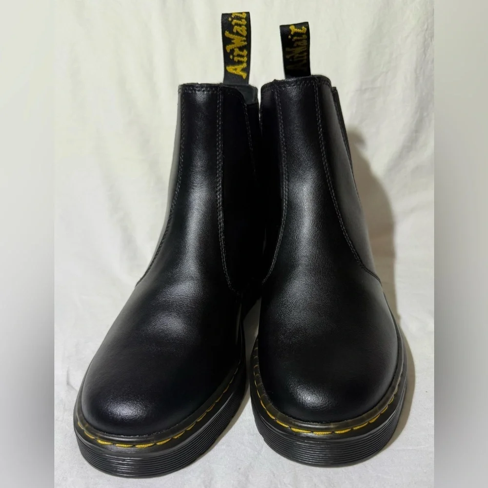 Dr. Martens Black Leather Ankle Boots